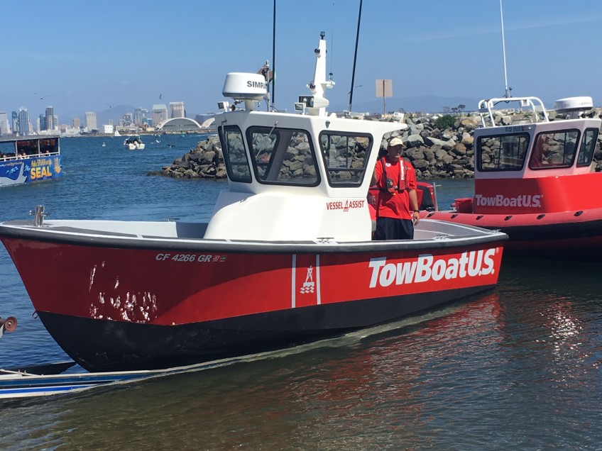 First Launch of TowBoatUS Mission Bay